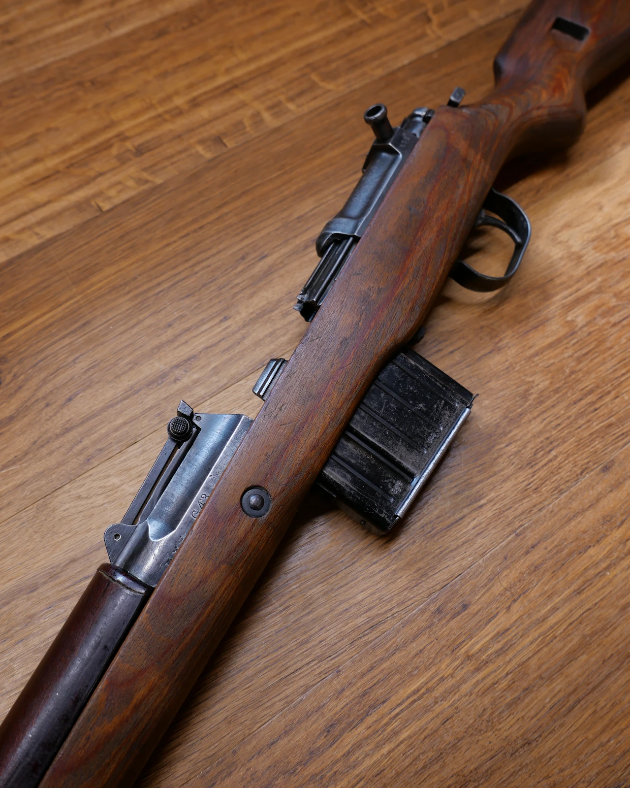 Carabine Walther G43 AC44 mécanique ouverte face gauche
