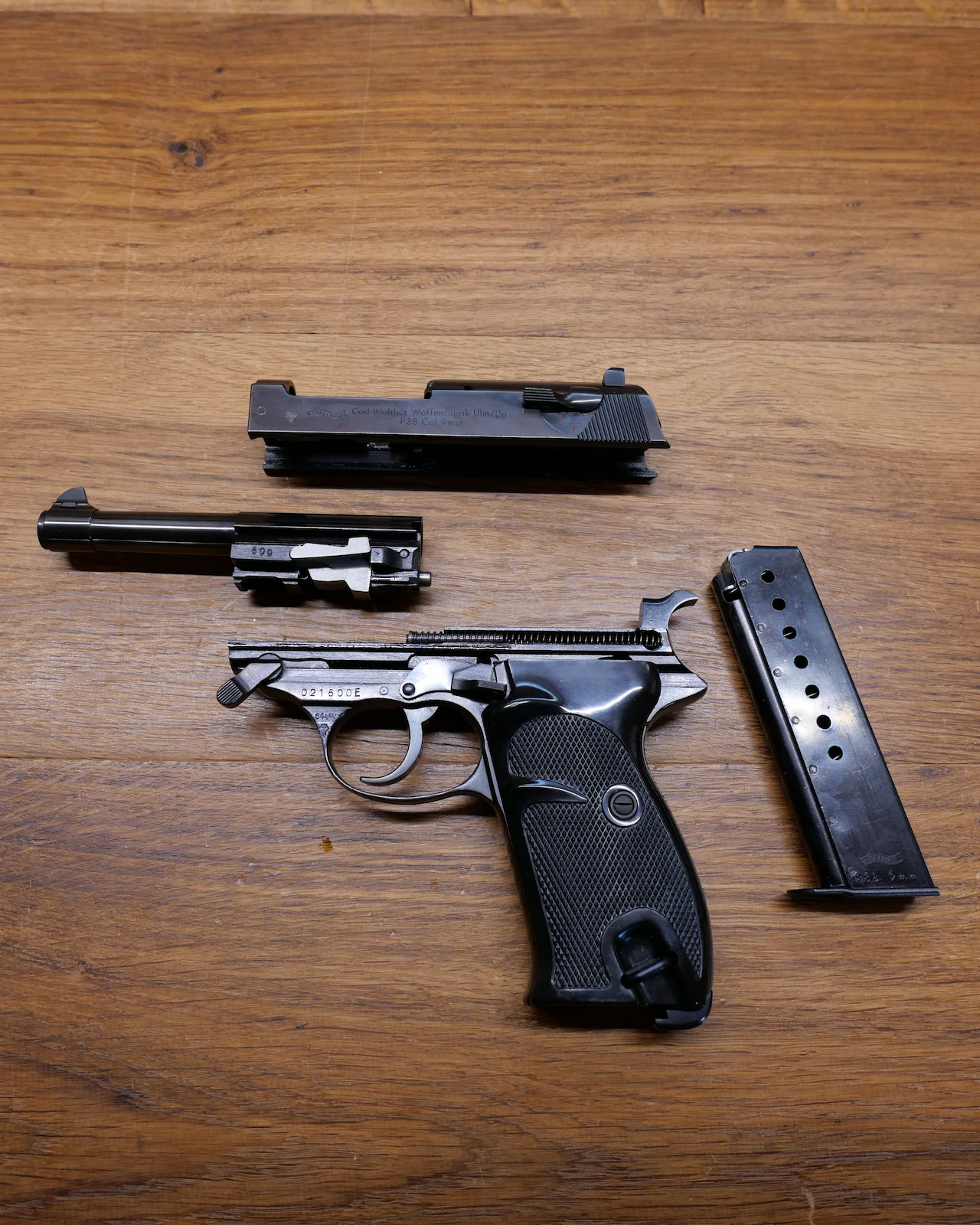 Pistolet Walther P38 démontage sommaire